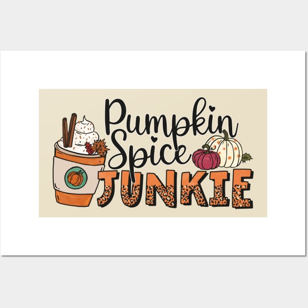 Pumpkin Spice Junkie Wall Art by CB Creative Images